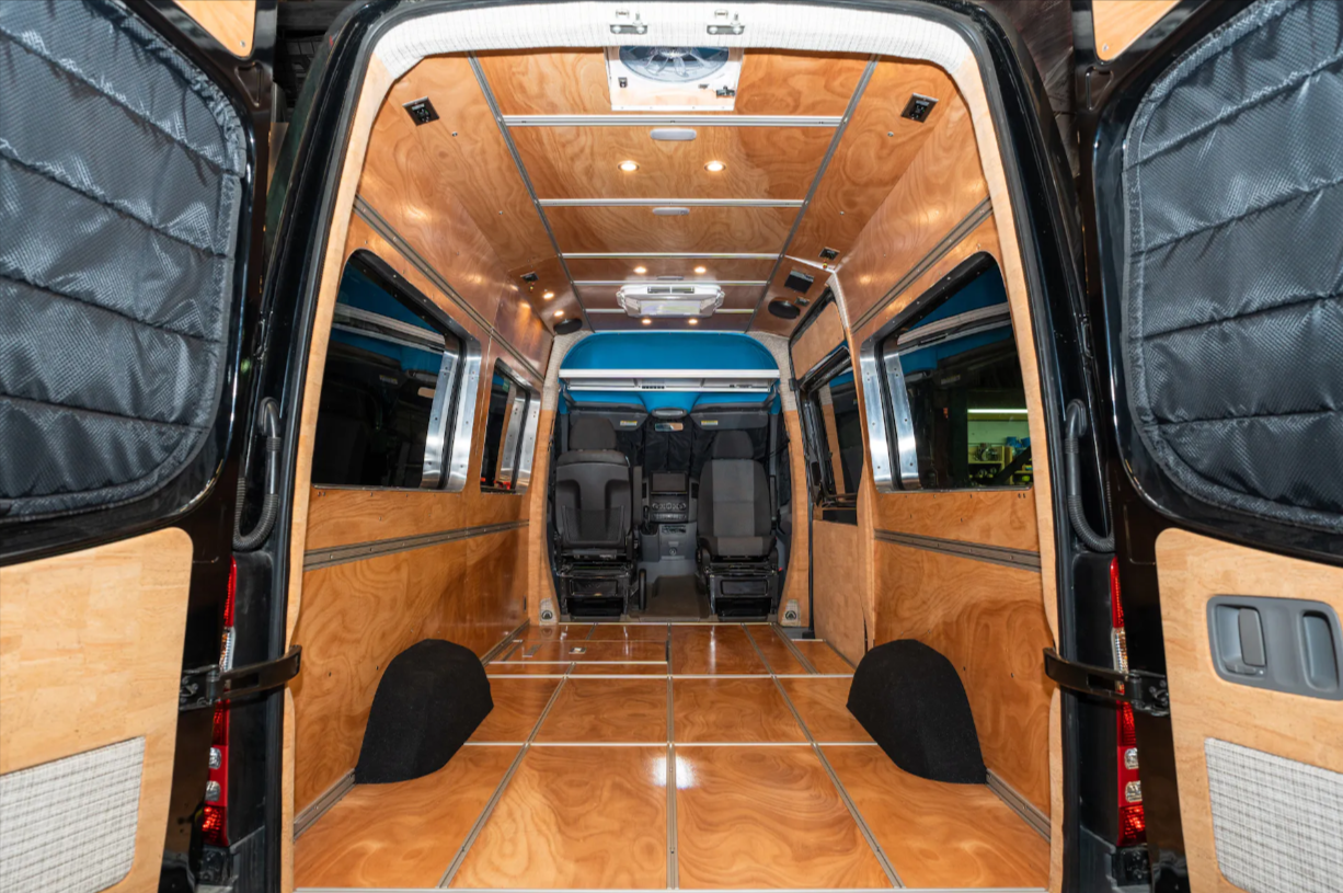 Mercedes Sprinter Van Top-Quality Materials 8020, Panels and Insulation Floor Only Kit