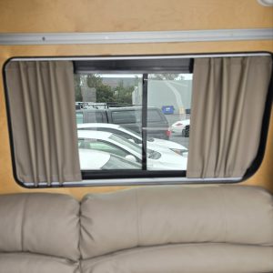 Sprinter Van Sliding Magnetic Curtain Package | Custom Integrated Van Curtains | Mercedes Sprinter Camper Van